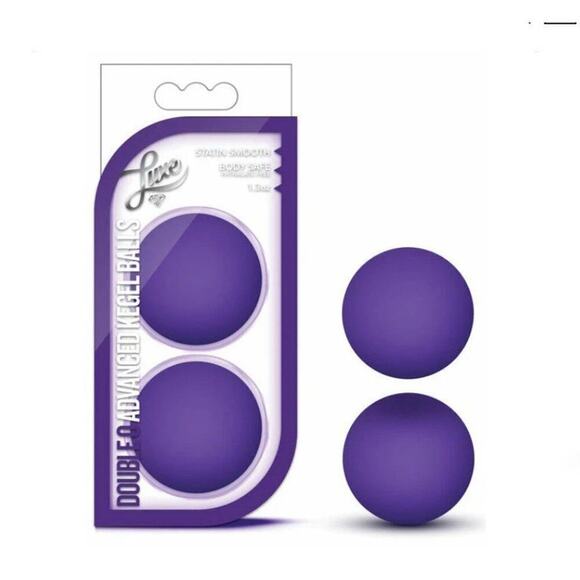 🦋B2G1🦋BLUSH-LUXE Double O Advanced Kegel Balls-Purple - Picture 1 of 6